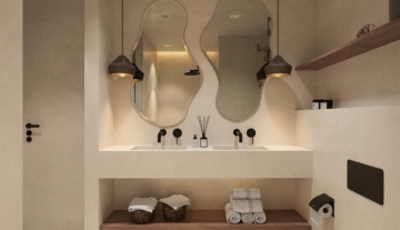 Resa Estates Ibiza for sale te koop Apartment Botafoch badkamer .jpg